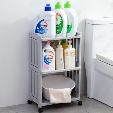 Kệ đa năng nhà tắm & bếp có bánh xe, đựng nước giặt tiện lợi, model 1.932, giá chỉ 19.999đ 7