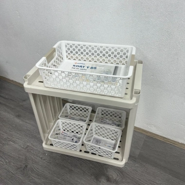 Kệ đa năng nhà tắm & bếp có bánh xe, đựng nước giặt tiện lợi, model 1.932, giá chỉ 19.999đ 9