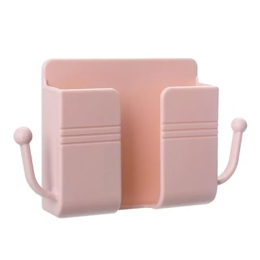 Kệ Dán Tường Không Cần Khoan, Giá Đỡ Remote, Sạc Điện Thoại, Đồ Dùng Tiện Lợi 10.5k 2