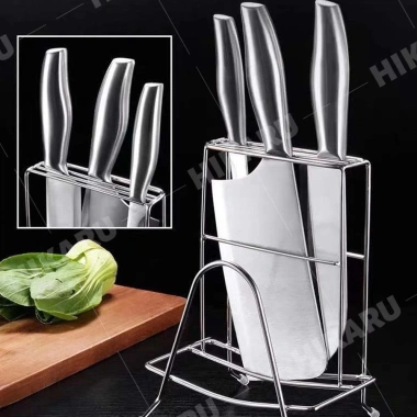Kệ Để Dao Thớt Inox 304 HIKARU Mini 2.024 - Rãnh gài dao, giá chỉ 35.000 VND 5