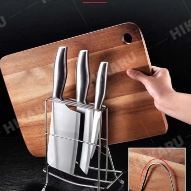 Kệ Để Dao Thớt Inox 304 HIKARU Mini 2.024 - Rãnh gài dao, giá chỉ 35.000 VND 6