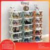 Kệ để giày dép 5 tầng chữ X gấp gọn đa năng Tiết kiệm không gian, giá 35.000₫