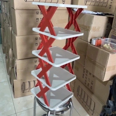 Kệ để giày dép 5 tầng chữ X tháo rời gấp gọn - Giá chỉ 43.999 VND