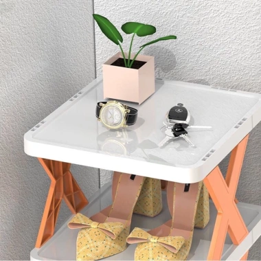 Kệ để giày dép 5 tầng chữ X tháo rời gấp gọn - Tiết kiệm không gian, giá 32.999₫