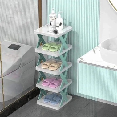 Kệ để giày dép 5 tầng gấp gọn: Tiết kiệm không gian, giảm giá, chỉ 35.000₫