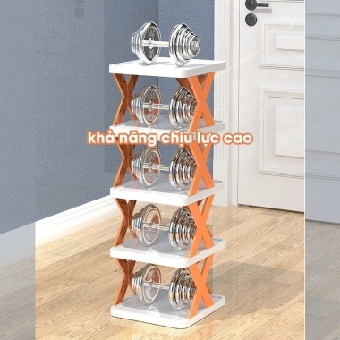 Kệ để giày, dép 5 tầng X tháo lắp gấp gọn - Đa năng, cao cấp, tiện lợi, giá chỉ 45.000 VND