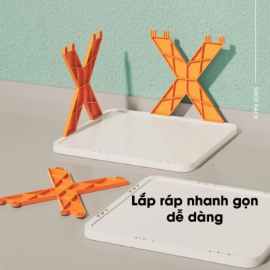 Kệ Để Giày Dép Chữ X Thông Minh Thiết Kế Gọn Nhẹ, Tháo Lắp Dễ Dàng, Tiện Lợi 90k
