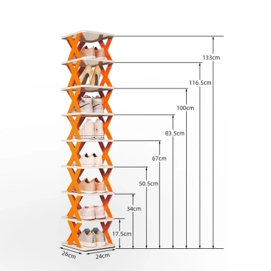 Kệ Để Giày Dép Chữ X Thông Minh Thiết Kế Gọn Nhẹ, Tháo Lắp Dễ Dàng, Tiện Lợi 90k