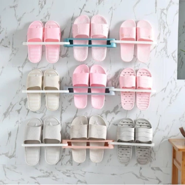 Kệ Để Giày Dép Thông Minh Gấp Gọn Dán Tường 3 Đôi - Giá chỉ 25.000₫, Tiết kiệm không gian và dễ lắp đặt 8