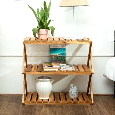 Kệ Để Giày Gỗ 3 Tầng 100% Keo Tự Nhiên - Xuất khẩu Châu Âu, Giá ưu đãi 254.000 VND