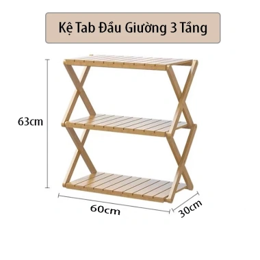 Kệ Để Giày Gỗ 3 Tầng 100% Keo Tự Nhiên - Xuất khẩu Châu Âu, Giá ưu đãi 254.000 VND