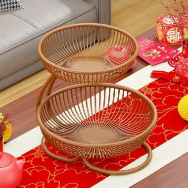 Kệ để hoa quả bánh kẹo bằng thép đa tầng, chắc chắn, giá chỉ 225.000₫ giảm mạnh