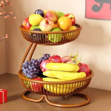 Kệ để hoa quả bánh kẹo bằng thép đa tầng, chắc chắn, giá chỉ 225.000₫ giảm mạnh