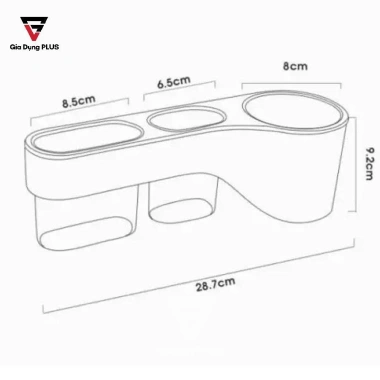 Kệ Để Máy Sấy Tóc Dán Tường Hai Ngăn Đựng Đồ - Tiện Ích, Giá Ưu Đãi 107.800₫ 7