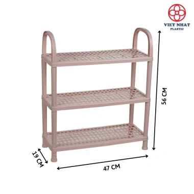 Kệ dép 3-4 tầng Hokori - Nhựa chịu lực, nhẹ gọn, dễ tháo lắp, chỉ 70.200₫
