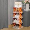 Kệ dép chữ X 5 tầng nhựa cao cấp - Gấp gọn, tiện lợi, chỉ 35.000đ 2