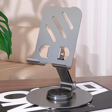 Kệ Điện Thoại Xoay Nâng T11 Kim Loại - Giá Đỡ Máy Tính Bảng Chống Tê Mỏi Tay, Hỗ Trợ Học Việc 3