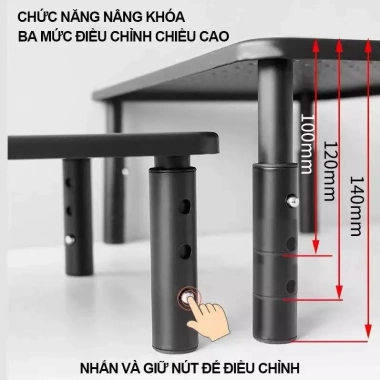 Kệ Đỡ Laptop 3 Mức Điều Chỉnh Cao, Tản Nhiệt Hiệu Quả, Giá Tăng Chiều Cao - 98.028đ 2 Kệ Đỡ Laptop 3 Mức Điều Chỉnh Cao, Tản Nhiệt Hiệu Quả, Giá Tăng Chiều Cao - 98.028đ 2