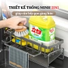 Kệ Đồ Rửa Chén Bát Thép Không Gỉ - Giá Đựng Đồ Rửa Bát tích hợp giá treo khăn tiện lợi, chỉ 59.000 VND 2
