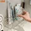 Kệ đựng bàn chải đánh răng gắn tường inox chống gỉ - Thiết kế tối giản, chia ngăn rõ ràng, nhỏ gọn, tiện lợi cho phòng tắm 3