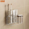 Kệ đựng bàn chải đánh răng gắn tường inox chống gỉ - Thiết kế tối giản, chia ngăn rõ ràng, nhỏ gọn, tiện lợi cho phòng tắm 5