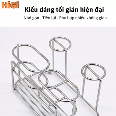 Kệ đựng bàn chải đánh răng gắn tường inox chống gỉ - Thiết kế tối giản, chia ngăn rõ ràng, nhỏ gọn, tiện lợi cho phòng tắm 6