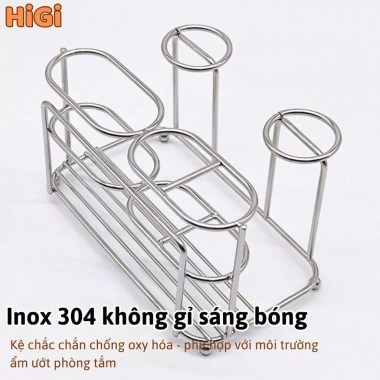 Kệ đựng bàn chải đánh răng gắn tường inox chống gỉ - Thiết kế tối giản, chia ngăn rõ ràng, nhỏ gọn, tiện lợi cho phòng tắm 8