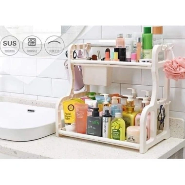 Kệ đựng gia vị 2 tầng đa năng – Gọn gàng, ngăn nắp, không gian bếp gọn, 33.900₫
