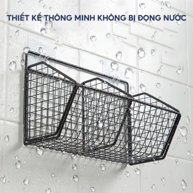 Kệ đựng gia vị dán tường không cần khoan đục đa năng TACHI STORE - dùng cho bếp, tắm, khách, 15.000₫ 5