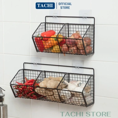 Kệ đựng gia vị dán tường không cần khoan đục đa năng TACHI STORE - dùng cho bếp, tắm, khách, 15.000₫ 9