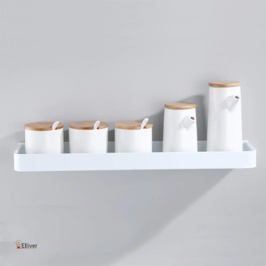 Kệ đựng gia vị treo tường Elliver nhựa HI nguyên sinh 35x11x4cm - Giá chỉ 39.000đ