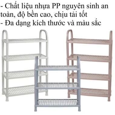 Kệ Đựng Giày 5.503/4 Nhựa Việt Nhật 3-4 Tầng, nhẹ gọn bền - Giá chỉ 75.000₫ 3