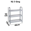 Kệ Đựng Giày 5.503/4 Nhựa Việt Nhật 3-4 Tầng, nhẹ gọn bền - Giá chỉ 75.000₫ 5