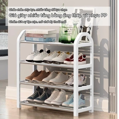 Kệ Đựng Giày SPACEMADER Đa Năng 3‑5 Tầng Tiện Lợi, Lắp Ráp, Giữ Gọn Giày Dép - 85.000₫