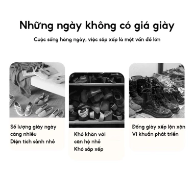 Kệ Đựng Giày SPACEMADER Đa Năng 3‑5 Tầng Tiện Lợi, Lắp Ráp, Giữ Gọn Giày Dép - 85.000₫