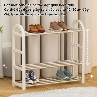 Kệ Đựng Giày SPACEMADER Đa Năng 3‑5 Tầng Tiện Lợi, Lắp Ráp, Giữ Gọn Giày Dép - 85.000₫