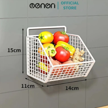 Kệ Đựng Hành Tỏi Dán Tường - Kệ Gia Vị Gắn Tường Bếp Tiện Lợi, Sơn Tĩnh Điện, Chỉ 15.000 VNĐ 5 Kệ Đựng Hành Tỏi Dán Tường - Kệ Gia Vị Gắn Tường Bếp Tiện Lợi, Sơn Tĩnh Điện, Chỉ 15.000 VNĐ 5