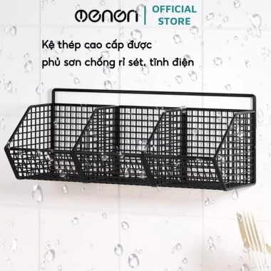 Kệ Đựng Hành Tỏi Dán Tường - Kệ Gia Vị Gắn Tường Bếp Tiện Lợi, Sơn Tĩnh Điện, Chỉ 15.000 VNĐ 9 Kệ Đựng Hành Tỏi Dán Tường - Kệ Gia Vị Gắn Tường Bếp Tiện Lợi, Sơn Tĩnh Điện, Chỉ 15.000 VNĐ 9
