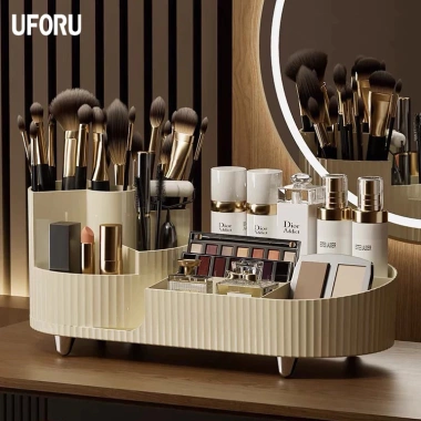 Kệ đựng mỹ phẩm UFOR 360° cao cấp - Kệ trang điểm xoay tiết kiệm không gian, chỉ 49.000₫ 8