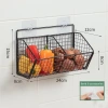 Kệ gắn tường thép sơn tĩnh điện để hành tỏi, tặng miếng dán gia vị - Chỉ 22.000 4
