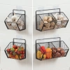 Kệ gắn tường thép sơn tĩnh điện để hành tỏi, tặng miếng dán gia vị - Chỉ 22.000 6