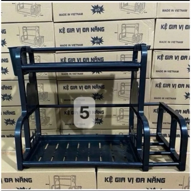 Kệ gia vị 2 tầng chữ B - Tiết kiệm không gian, đa năng, giá chỉ 47.000 VND 2 Kệ gia vị 2 tầng chữ B - Tiết kiệm không gian, đa năng, giá chỉ 47.000 VND 2