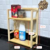 Kệ gia vị 2 tầng gỗ thông & MDF - Decor phòng bếp gọn gàng, chỉ 89.000 VND 7