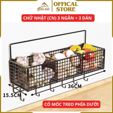 Kệ gia vị nhà bếp, nhà tắm ZIN.GEE – Lưới thép sơn tĩnh điện, tặng miếng dán, chỉ 10.000₫ 9 Kệ gia vị nhà bếp, nhà tắm ZIN.GEE – Lưới thép sơn tĩnh điện, tặng miếng dán, chỉ 10.000₫ 9