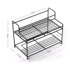 Kệ Gia Vị Sắt Sơn Tĩnh Điện - Đỡ hũ, lọ, chai dầu ăn, nước mắm, Giá 80.000 giảm từ 97.600 5