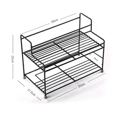 Kệ Gia Vị Sắt Sơn Tĩnh Điện - Đỡ hũ, lọ, chai dầu ăn, nước mắm, Giá 80.000 giảm từ 97.600
