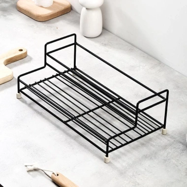 Kệ Gia Vị Sắt Sơn Tĩnh Điện - Đỡ hũ, lọ, chai dầu ăn, nước mắm, Giá 80.000 giảm từ 97.600