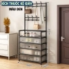 Kệ Giày 5 Tầng Đa Năng, 8 Móc Treo, Màn Che Chống Bụi, Tiện Lợi Gọn Gàng - 190.000₫ 8