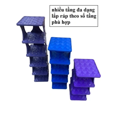 Kệ giày đa năng 2-6 tầng gấp gọn nhựa bền VNS-288 – Tiết kiệm không gian, giá ưu đãi 69.520₫ 6