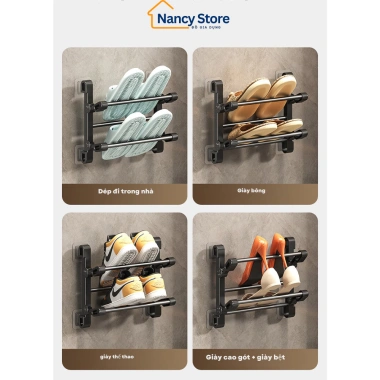 Kệ Giày Đế Tường Gấp Gọn Không Khoan, Tiện Lợi, Giá Chỉ 59.000đ, Giảm Ngay 2 Kệ Giày Đế Tường Gấp Gọn Không Khoan, Tiện Lợi, Giá Chỉ 59.000đ, Giảm Ngay 2
